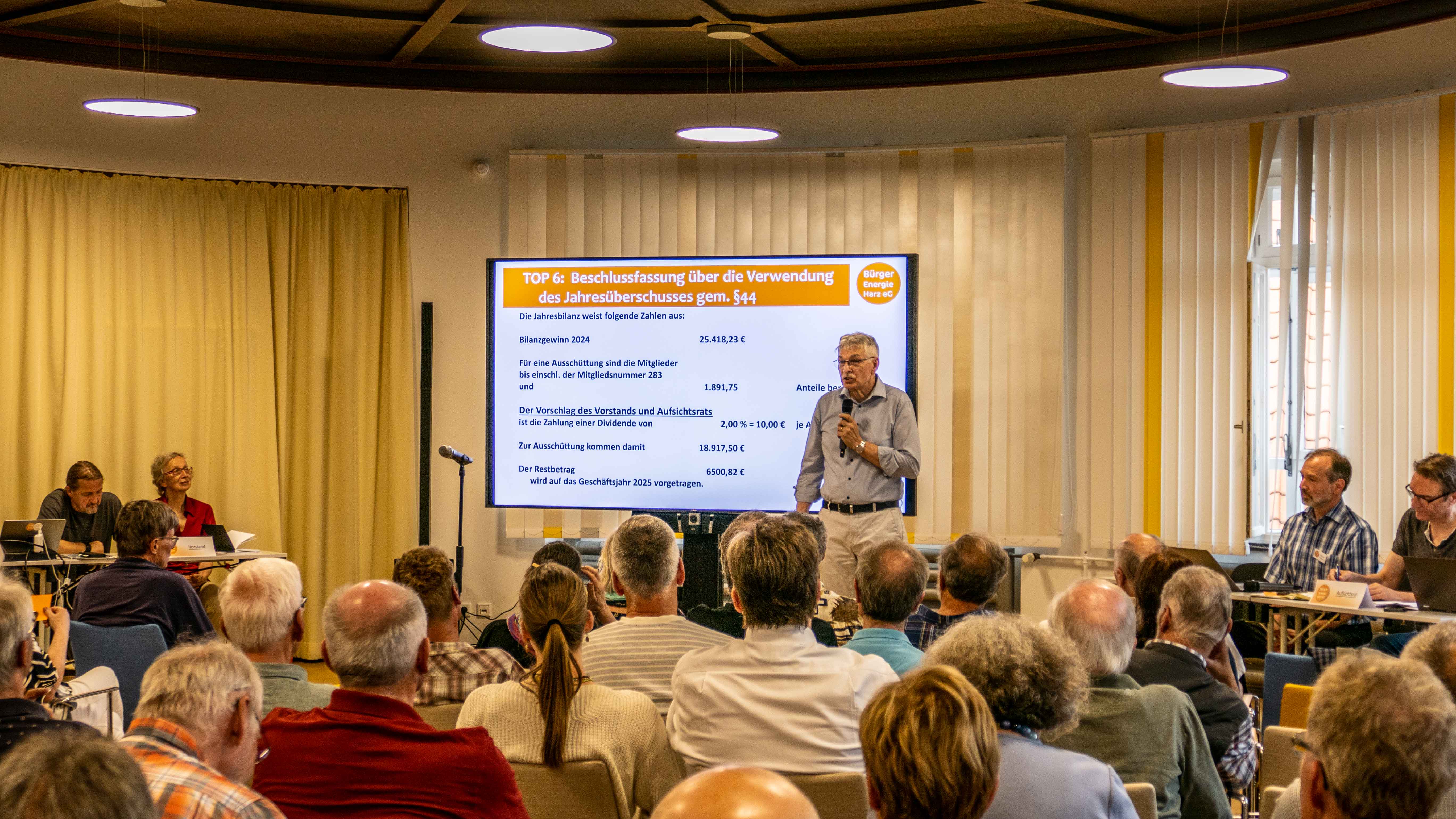GV 2025 - Verwendung des Jahresüberschusses Verwendung des Jahresüberschusses